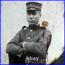 1890's Japan Soldier Ambrotype
