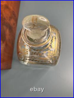 18th Century Georgian Decanter Set Original Bottles & Glasses Mahogany Case