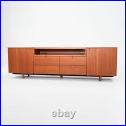 1990s ARCO / Poliform Cabinet in Cherry Wood with Glass Display Case 96x30x22