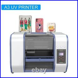 2022 Flatbed Uv Printer A3 For Phone Case Wood Glass Acrylic Metal 2 Print Heads