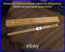 24+ Imprinted Bamboo Chopsticks with Personalized Case