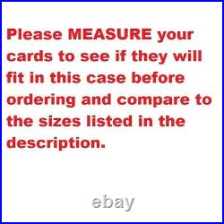 50 Card Display Case Deep for Graded Cards PSA Beckett