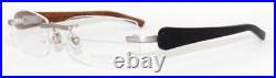 925$ New in Case BOUCHERON Silver & Wood Rimless Frame Eyeglasses Glasses Luxury