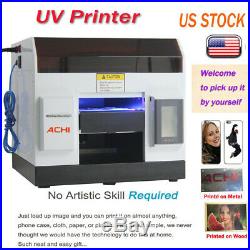 A4 UV Printer 6 Color for Phone case/cover Glass Metal Wood 3D Embossed & INK
