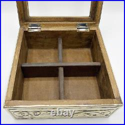ARANDU Alpaca Silver & Wood Tea Storage Box or Jewelry Box Made in Argentina