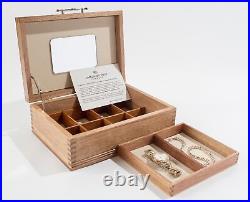 American Chest Company Americana Jewelry Box with Lift-Out tray 8 Compartment