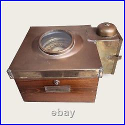 Antique Bergen Nautik Ship Compass in Beautiful Condition Early 1900's