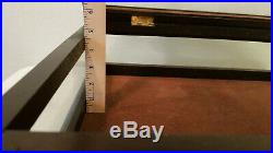 Antique GENERAL STORE VINTAGE Mercantile Display Counter Top Wood & Glass Case