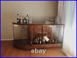Antique Glass Bar Display Case