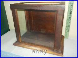Antique Mercantile Countertop Wood & Glass Display Case Cabinet A. N. Russell Co