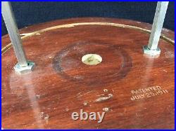 Antique Pocket Watch Jewelry Glass Dome Wood Base Display Case Pat. Date 1911