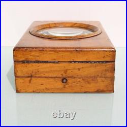 Antique Victorian magnifying monoscope box case. (1837-1901)