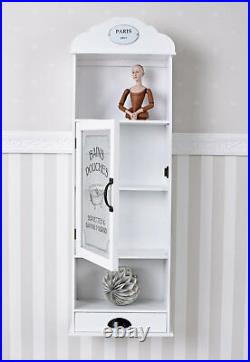 Apothecary Cabinet First Help Wardrobe Medicine Cabinet Display Case