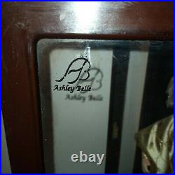 Ashley Belle Japanese Porcelain Doll In Wood And Glass Case