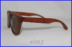BEWELL Wood Sunglasses Glasses Rosewood with Case Polarized Ce Wood Glasses