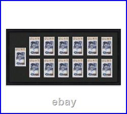 BGS BVG Graded Card Frame Display Holds (13) Slabs Baseball UV Protection-option