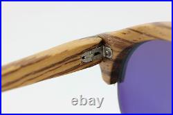 Bewell Wood Sunglasses Glasses Zebranoholz Mirrored Wooden Case Ce Wood Glasses