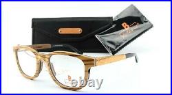 Brillenmann Glasses Xclusiv XC F32 69 50-19 Wood Real Wood Rarity+Leather Case