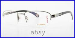 Bugatti Glasses 473 025 L Ebony Gabon Wood Gray Gold Luxury Frame France + Case
