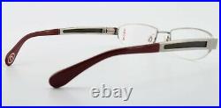 Bugatti Glasses 520 024 M Titanium Wood Wine Red 54-19 Luxury Frame Japan + Case