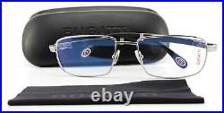 Bugatti Glasses 548 023 57 18 140 Square Ruthenium Precious Ebony Wood + Case