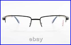 Bugatti Glasses Spectacles 547 031 54-19 Luxury Square Semi Rim Walnut Light