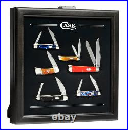 CASE XX Knives Small Black Wood & Glass Countertop Knife Display 50990