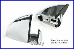 CHROME ADJUSTABLE SUPPORT FIXING BRACKETS FOR ACRYLIC, WOOD OR GLASS Dolphin Sha