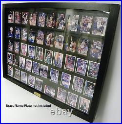 Card Display Case for Ungraded Baseball Cards 50 Black