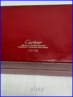 Cartier Glasses Case Hard Case Large Sunglasses Red Wood Vintage Vendome