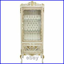 Case Baroque Style Cream Glass Case #mb350