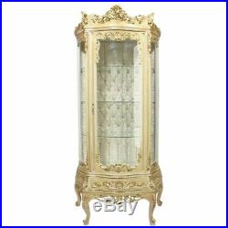 Case Baroque Style Cream Glass Case #mb65