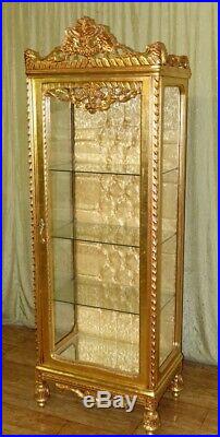Case Baroque Style Gold Glass Case #as28