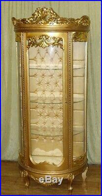 Case Baroque Style Gold Glass Case #as32.5