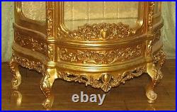 Case Baroque Style Gold Glass Case #as38