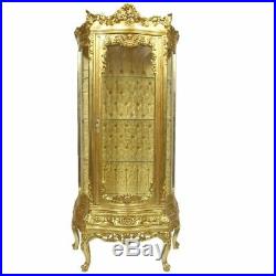 Case Baroque Style Gold Glass Case #mb65