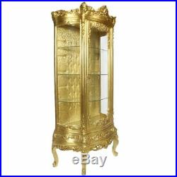 Case Baroque Style Gold Glass Case #mb65