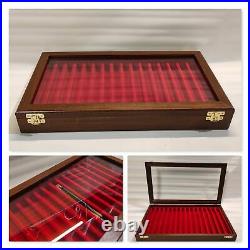 Casket for Razor by Hand Free Case IN Wood And Glass Customizable