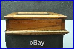 Colt #323 Glass and Wood Shadow Presentation Case for most handguns
