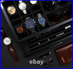 DECOREBAY Decorebay Emerald Luxury Watch, Sunglasses & Jewelry Box