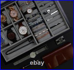 Decorebay Super Star Luxury Watch & Sunglasses Display Case & Jewelry Organizer