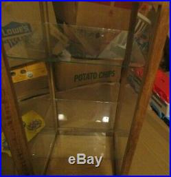 Display Case 27 Tall X 12 Wide X 12 Deep 2 Glass Shelf Made Of Wood And Glass