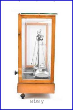 Display Case Glass And Wood With Scales from Pharmacy (No Baseline) Broken (M)