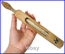 Dr Forbes Specifications Antique Sgnd German Floating Bath Thermometer, Wd Case