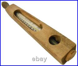 Dr Forbes Specifications Antique Sgnd German Floating Bath Thermometer, Wd Case
