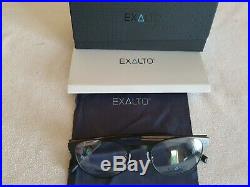 Exalto carbon / wood glasses frames. 12M051. New with case