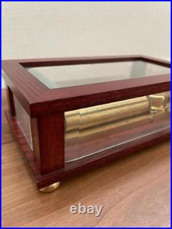 Few Reuge Romance 50 Wood Glass Case Music Box