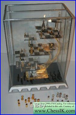 Franklin Mint Star Trek 3d Chess Wood Base for Optional Glass Display Case