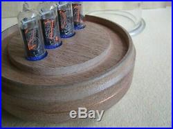 Glass Dome and Wood Case Nixie Clock IN14 Tubes by Monjibox