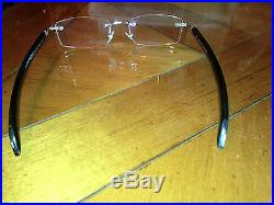 Gold And Wood G & W Rimless Eyeglasses Glasses Sunglasses with Case $1,295